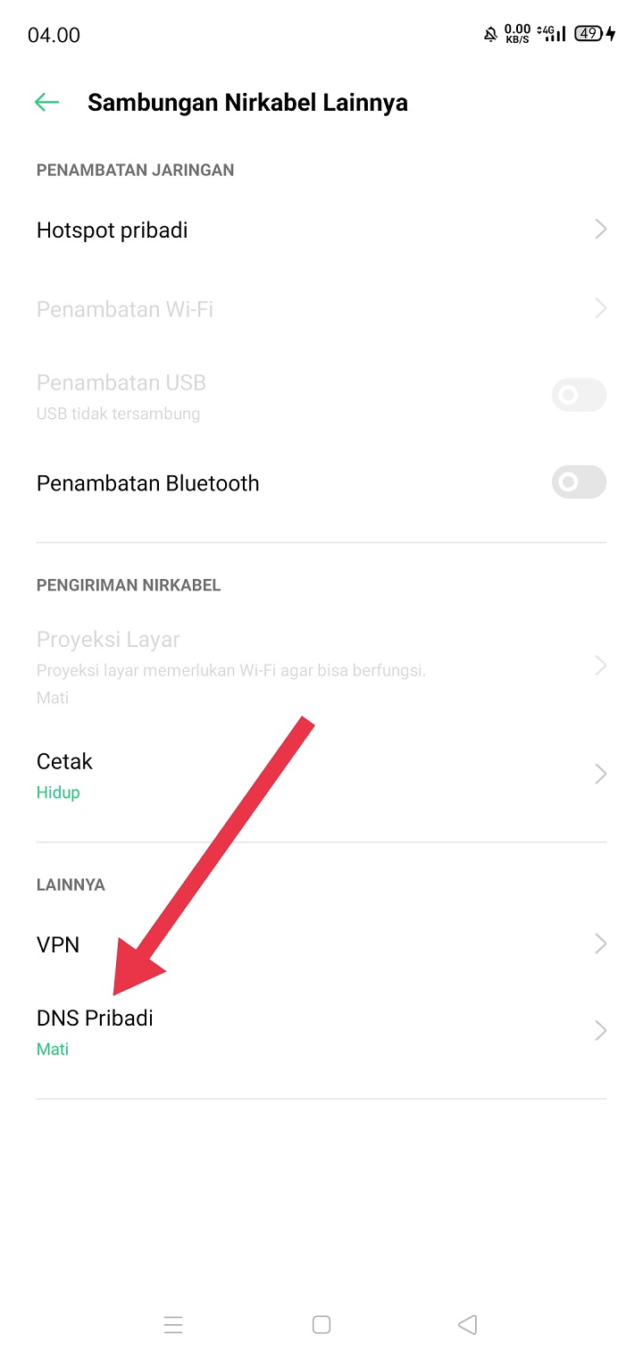 DNS Pribadi