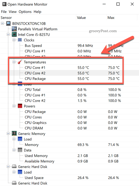 Open Hardware Monitor