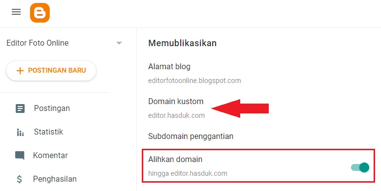 Alihkan Domain