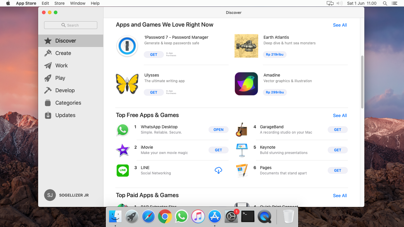 App Store macOS Mojave