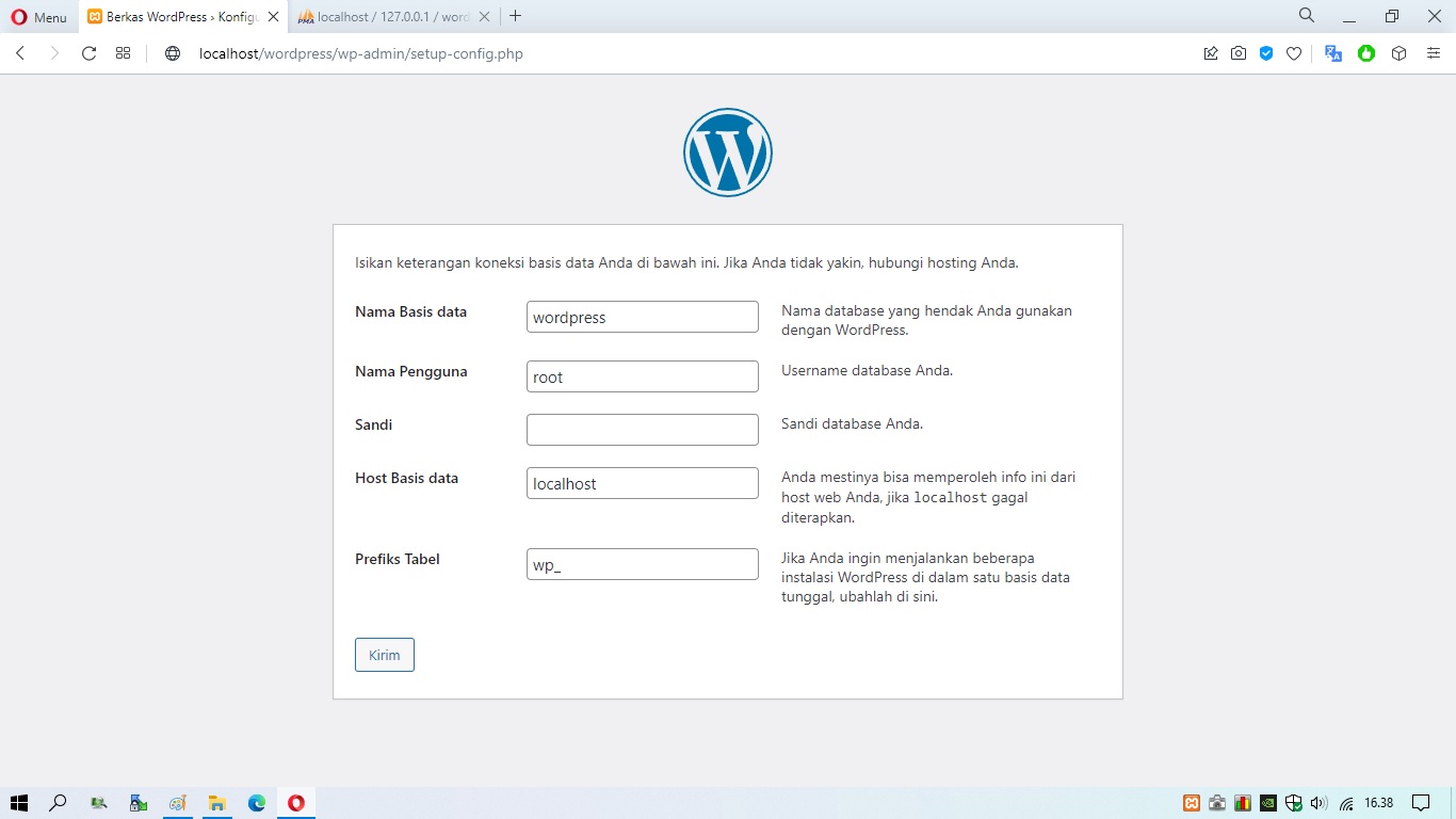 Database WordPress