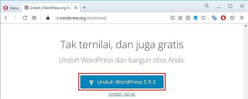 Download WordPress