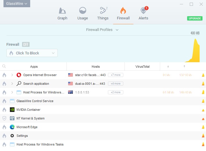 GlassWire Firewall