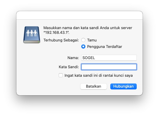 Kredensial macOS