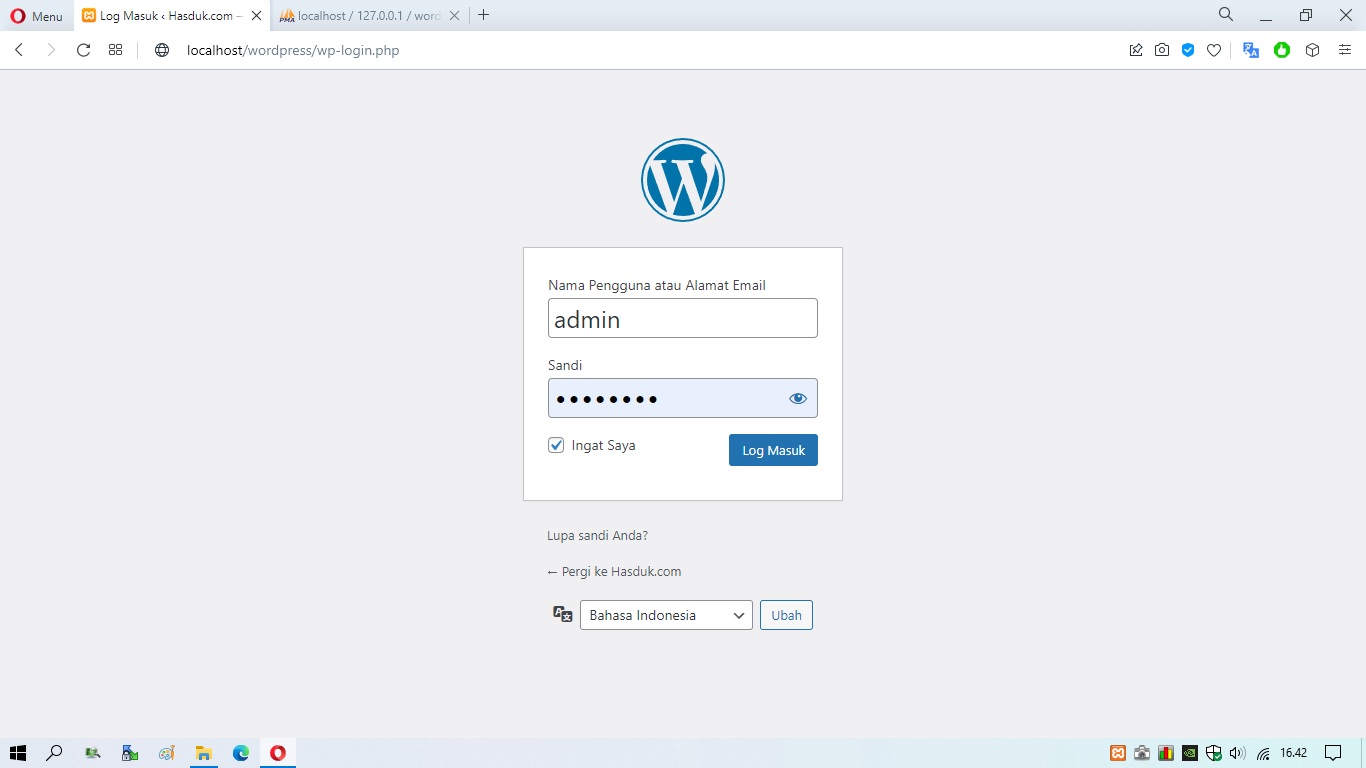 Login WordPress