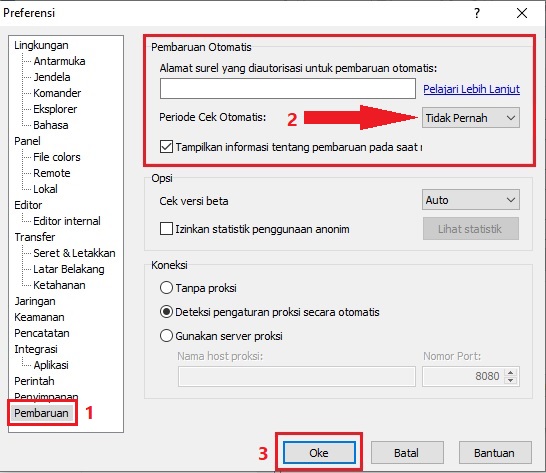 Nonaktifkan Update - Cara Mengetahui Software Yang Nguras Kuota