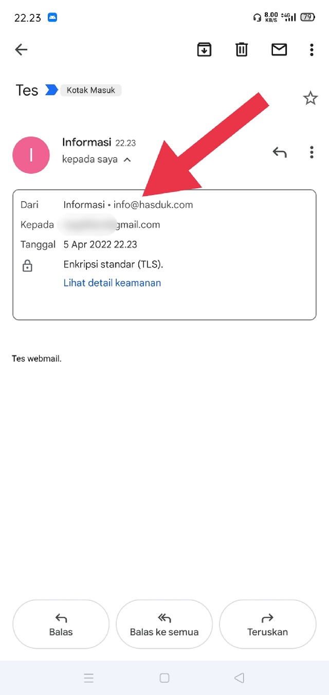 Tes Kirim Email