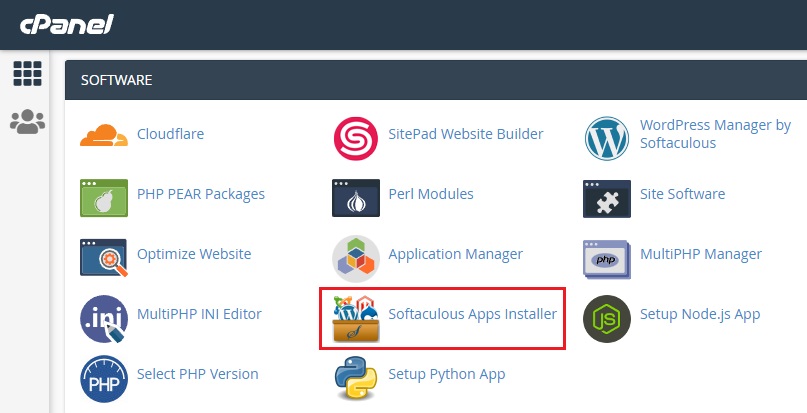 Softaculous Apps Installer