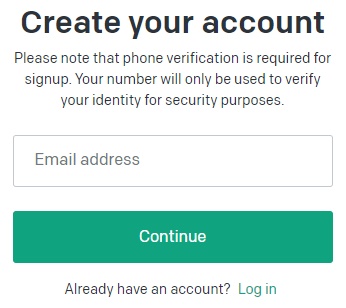 Create Account ChatGPT