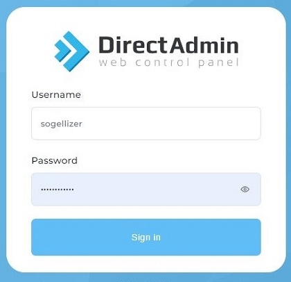 Login DirectAdmin