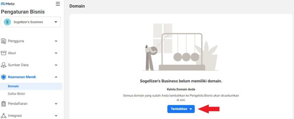 Tambahkan Domain Baru