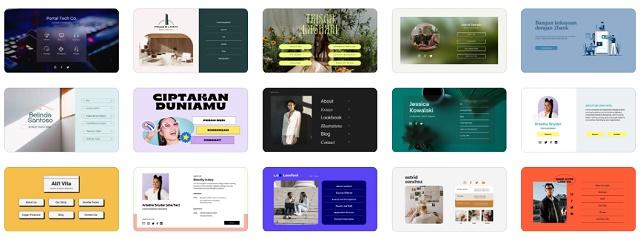 Canva Website Template