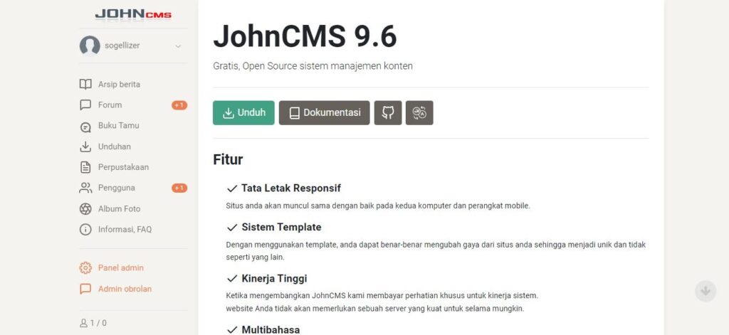 Homepage JCMS