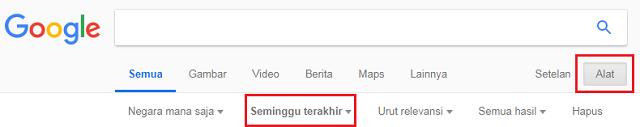 Menyesuaikan Waktu di Pencarian Google