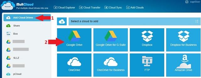 Add Cloud Drives