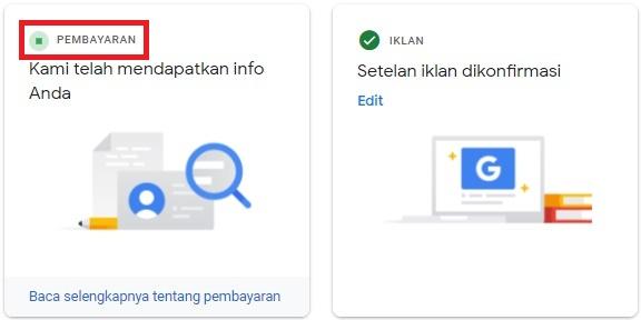 Pembayaran Belum Centang Hijau