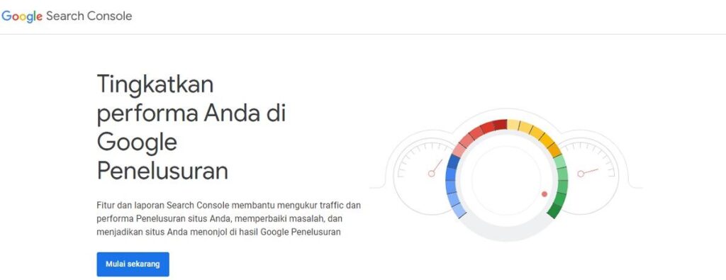 Beranda Search Console