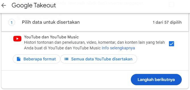 Download Video YouTube Dengan Google Takeout